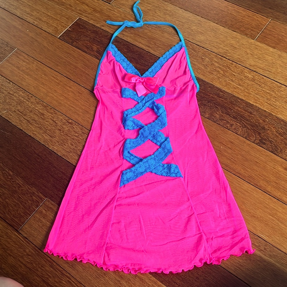 Mesh and Lace Babydoll